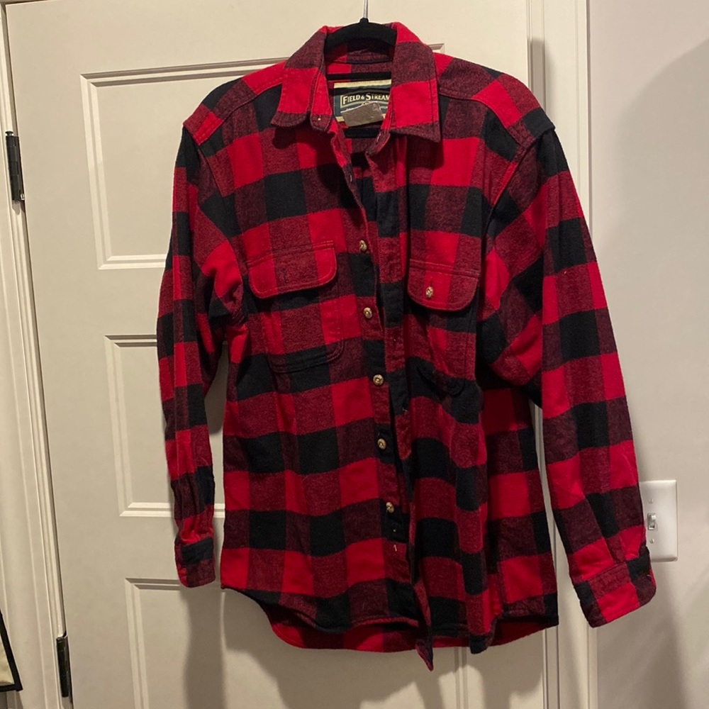 Black and red flannel